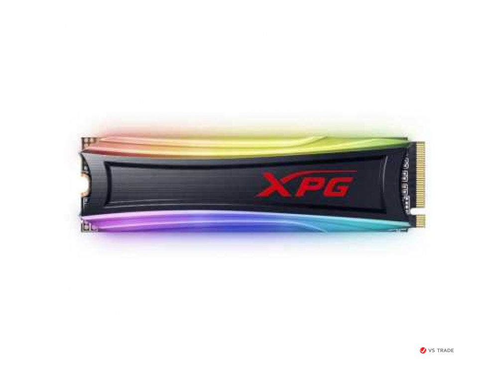 Твердотельный накопитель ADATA AS40G-2TT-C, XPG Spectrix S40G RGB, 2Tb, M2, 2280, Write 1900/Read3500,PCI-E Gen3 x4,NVMe