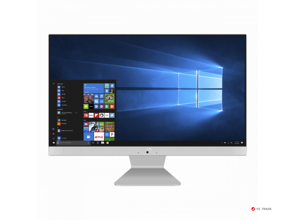 Моноблок ASUS V241E i5-1135G7/23.8FHD IPS/8G/512GB PCIe/HDcam/WiFi5+BT/MS+KBD/1yw/DOS/WHT/90PT02T1-M00ZP0