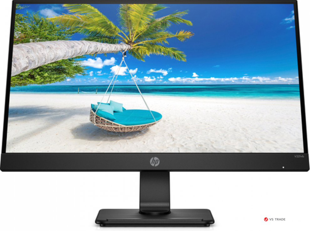 Монитор HP 453F2AA V221vb 21.45" VA,FHD,250cd/m2,H178°/V178°,3000:1,5ms,HDMI,VGA,Black