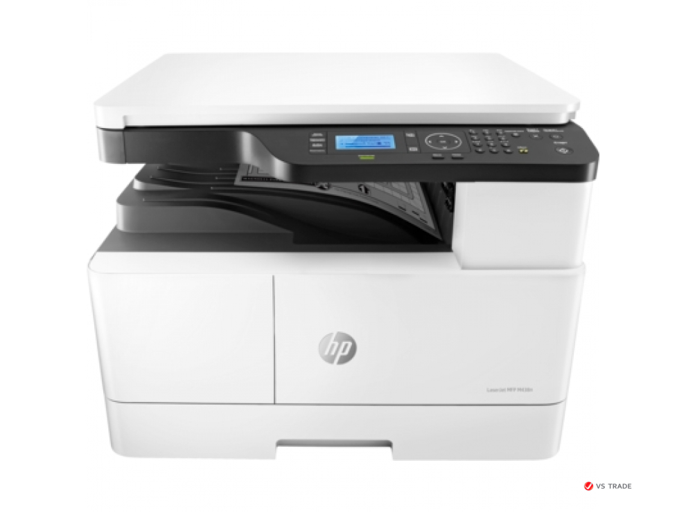 Лазерное ЧБ МФУ HP LaserJet M438n 8AF43A, A3, 1200x1200 dpi, 22 ppm, Ethernet, USB 2.0, no ADF