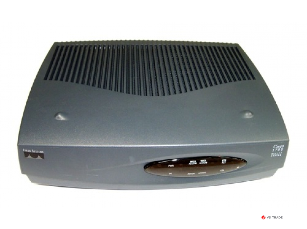 Маршрутизатор Cisco 1721 10/100BaseT Modular Router with 2 WAN slots, 16 MB Flash, 64 DRAM