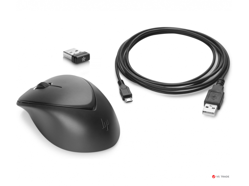 Беспроводная мышь HP Wireless Premium Mouse 1JR31AA, 1600 DPI, USB