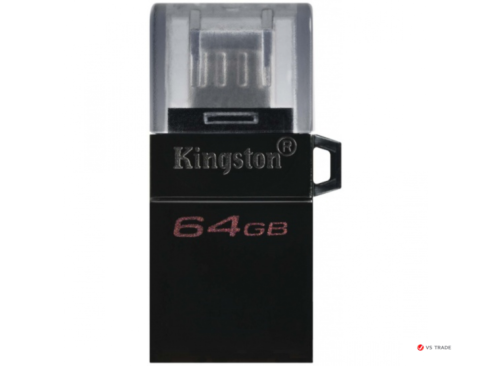 USB-Flash Kingston 64GB DTDUO3G2/64GB Black