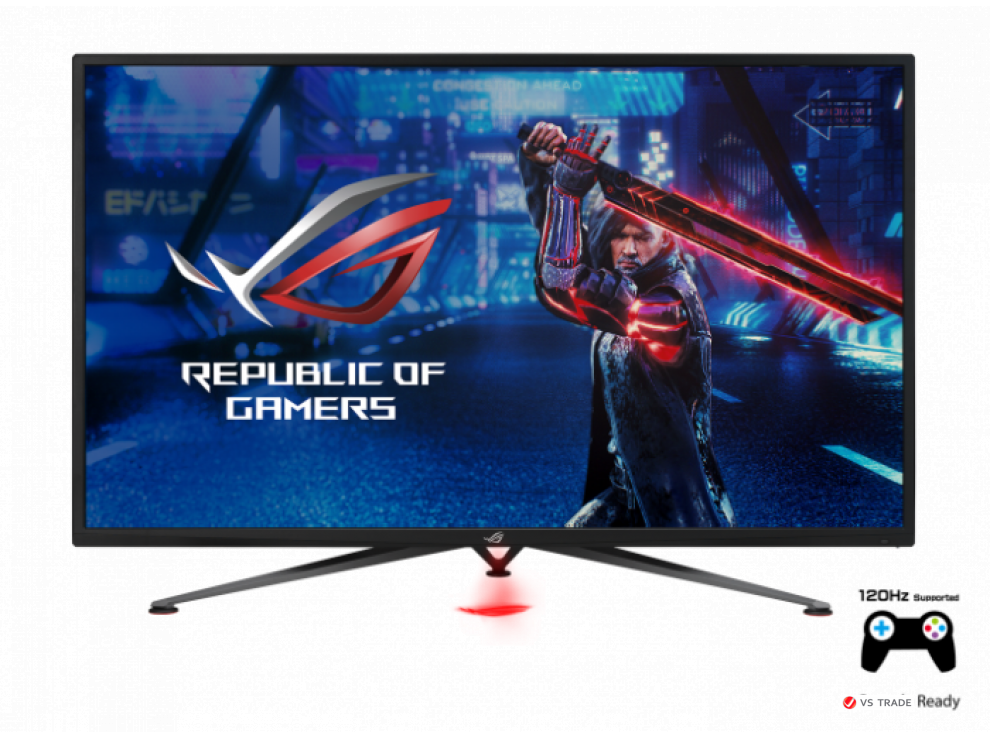 Монитор ASUS XG438QR 42.5" VA,16:9 UHD (3840x2160x120Hz),450cd/m2,4000:1,178/178,4ms,3HDMI,Sp10W,USB Hub,HDR600