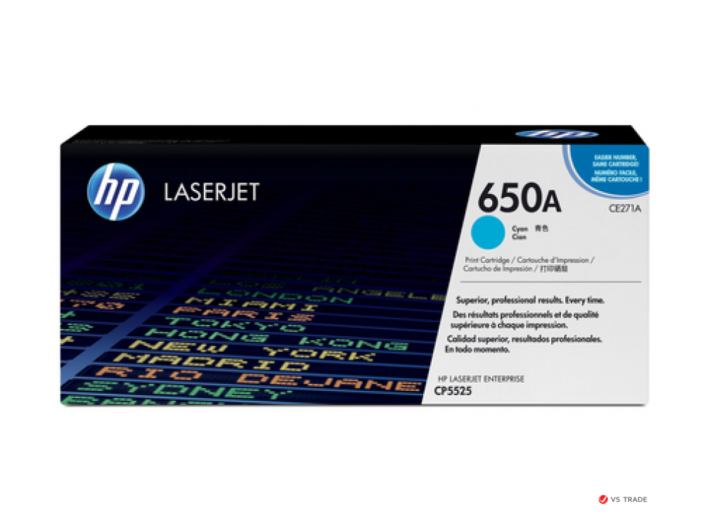 Картридж лазерный HP LaserJet CE271A Cyan Print Cartridge for Color LaserJet CP5525