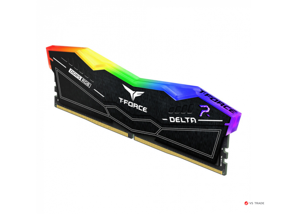 Модуль памяти Team Group T-Force Delta RGB 16Gb DDR5 6000MHz, CL38, 1.25V, FF3D516G6000HC38A01, RTL