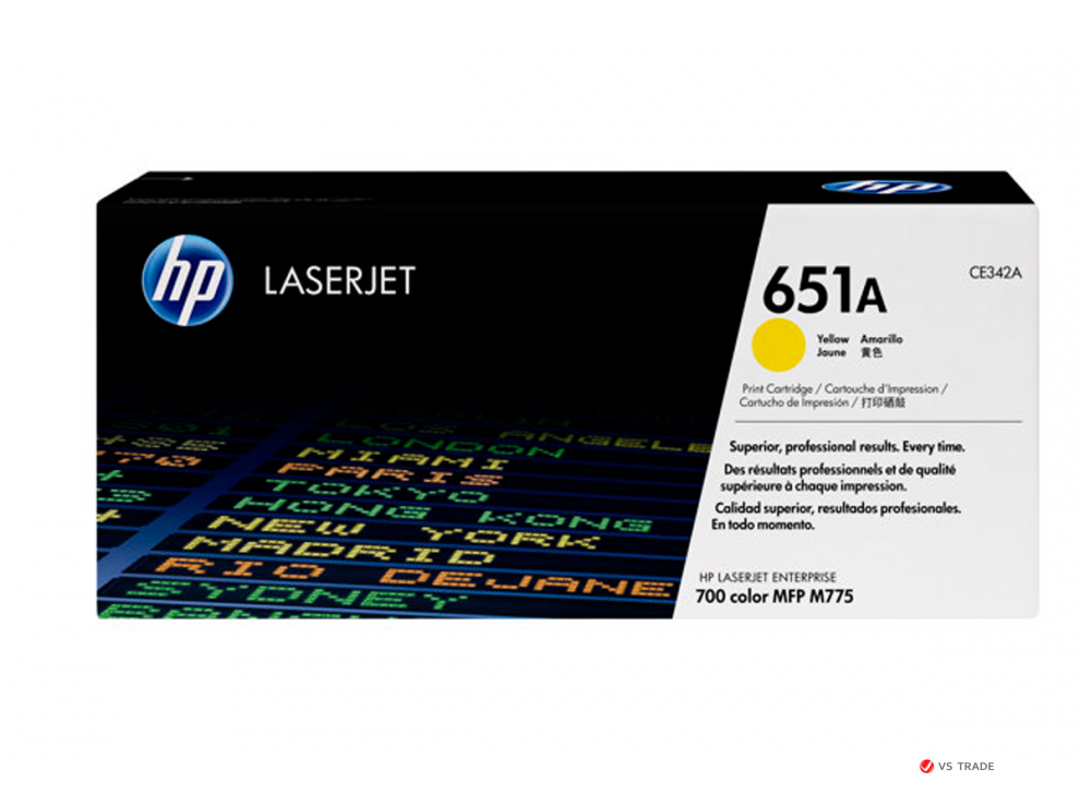 Картридж HP 651A Yellow Contract LJ Toner Cartridge, CE342AC