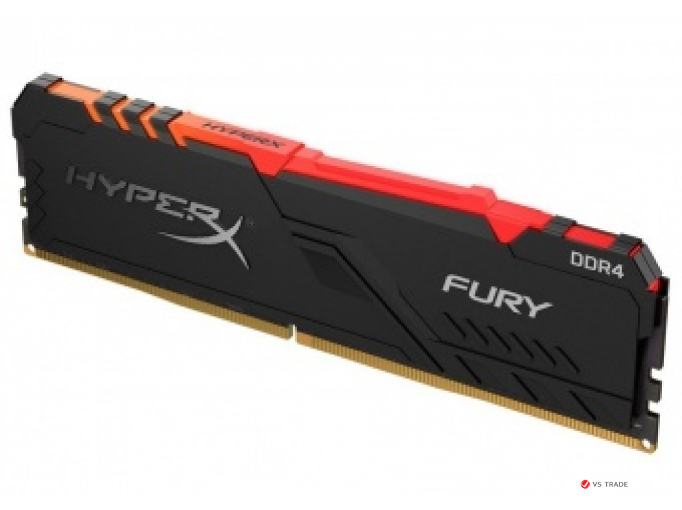 ОЗУ Kingston HyperX Fury RGB 8Gb/3600MHz CL17, 1.35V, HX436C17FB3A/8