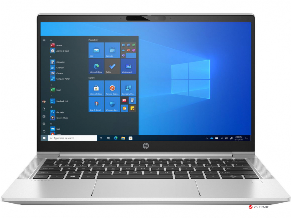 Ноутбук HP ProBook 430 UMA i7-1165G7,13.3 FHD,8GB,512GB PCIe,W10p64,1yw,720p,ClickpadWi-Fi 6+BT 5,FPS