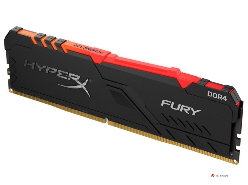 ОЗУ Kingston Hyper X Fury RGB 16Gb (8x2)/3200 CL16, 1.35V, HX432C16FB3AK2/16