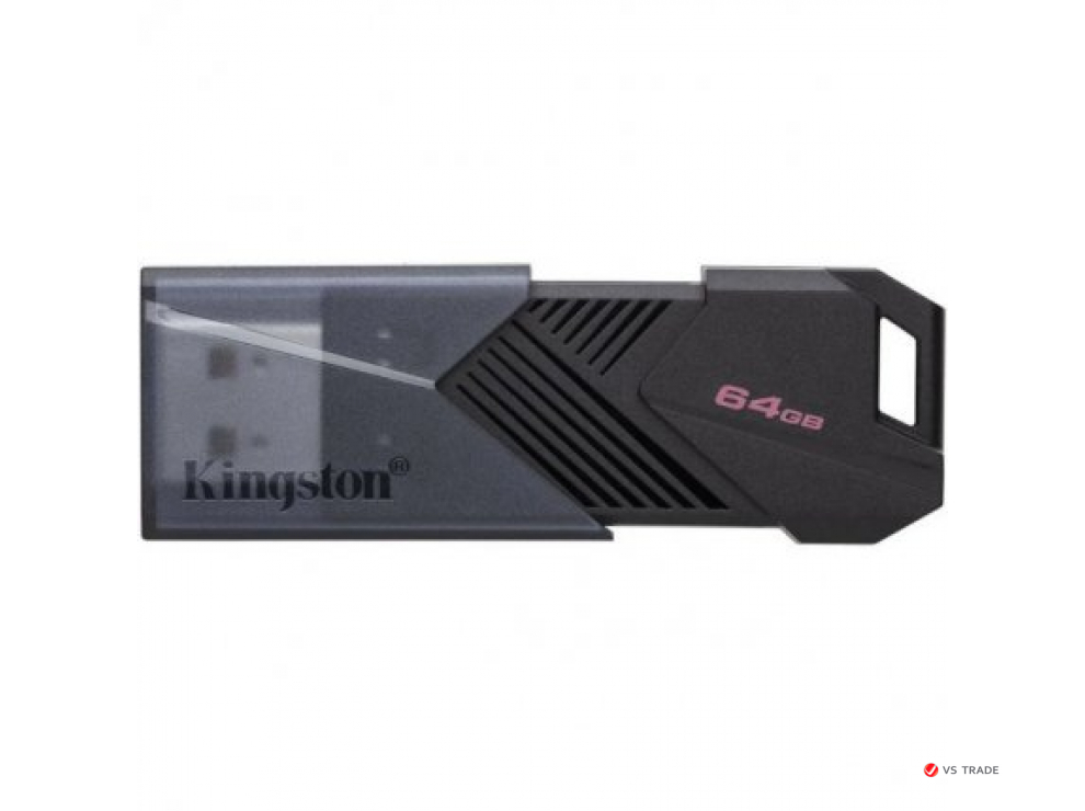 USB Flash Kingston 64 GB, Data Traveler Exodia Onyx USB 3.2, Type-A, Mate Black, DTXON/64GB