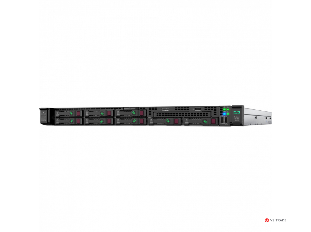 Сервер HPE DL360 Gen10 P56955-B21 (1xXeon4208(8C-2.1G)/ 1x32GB 2R/ 8 SFF BC/ MR416i-a/ 4x1GbE/ 1x800Wp/3yw)