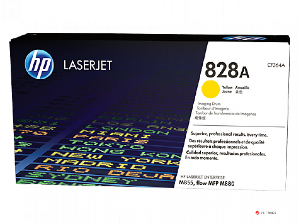 Картридж лазерный HP CF364A_S Dram, для принтеров HP ColorLaserJet M855XH series, желтый