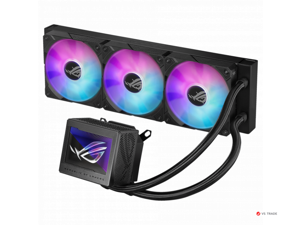СЖО ASUS ROG RYUJIN III 360 ARGB, COLOR LCD DISPLAY, 1700/AM5, ARGB FAN