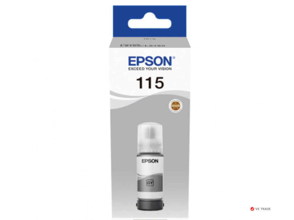 Контейнер с серыми чернилами Epson C13T07D54A I/C (gr) L8160/L8180/ЖЕЛТАЯ НАКЛЕЙКА
