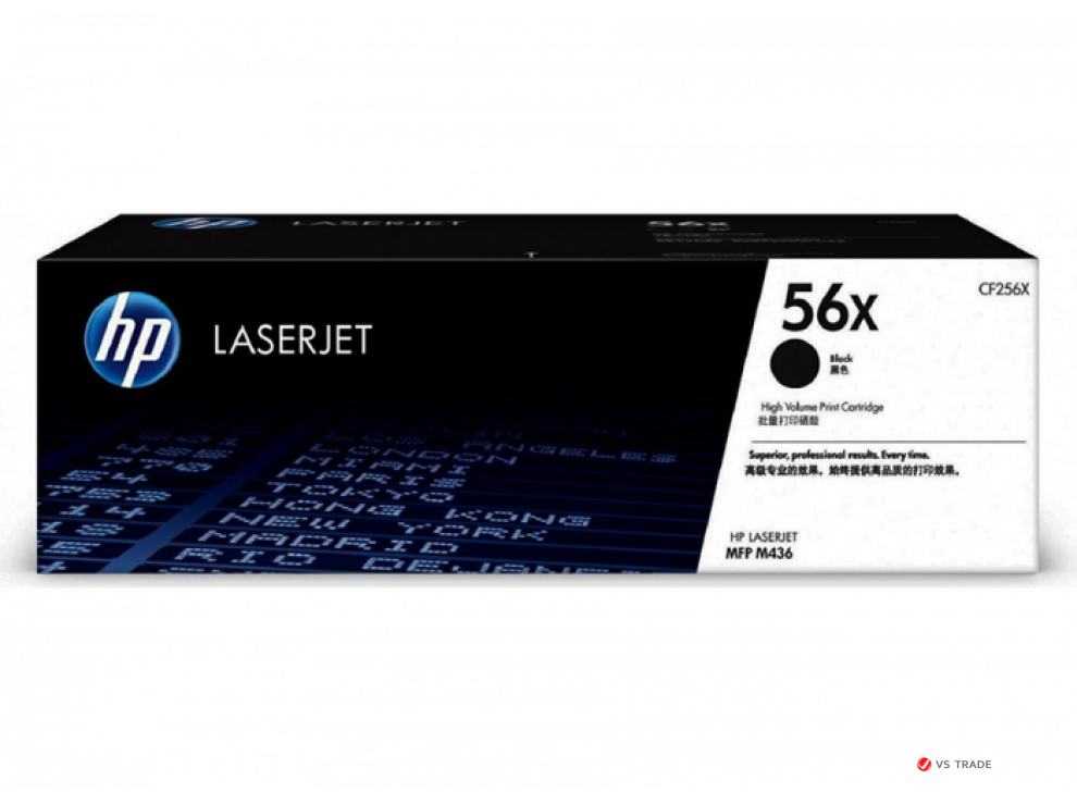 Картридж лазерный HP CF256X, 56X  для HP LaserJet M436dn/ M436n/M436nda, 13700 стр., увеличенная ёмкость, черный,