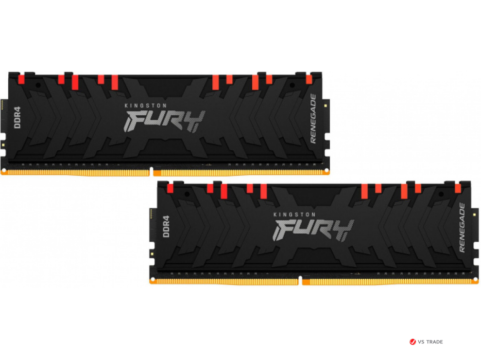 ОЗУ Kingston FURY Renegade RGB 16Gb(8Gb*2)/4000 DDR4 DIMM, CL19, KF440C19RBAK2/16