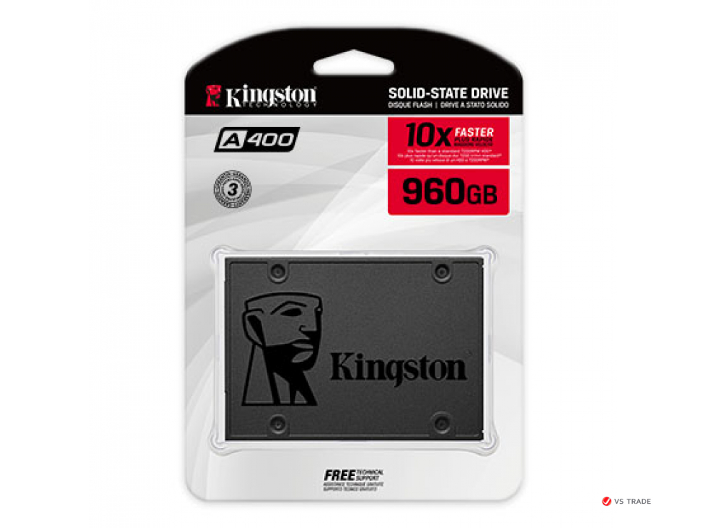 Жесткий диск SSD 960GB Kingston SA400S37/960G