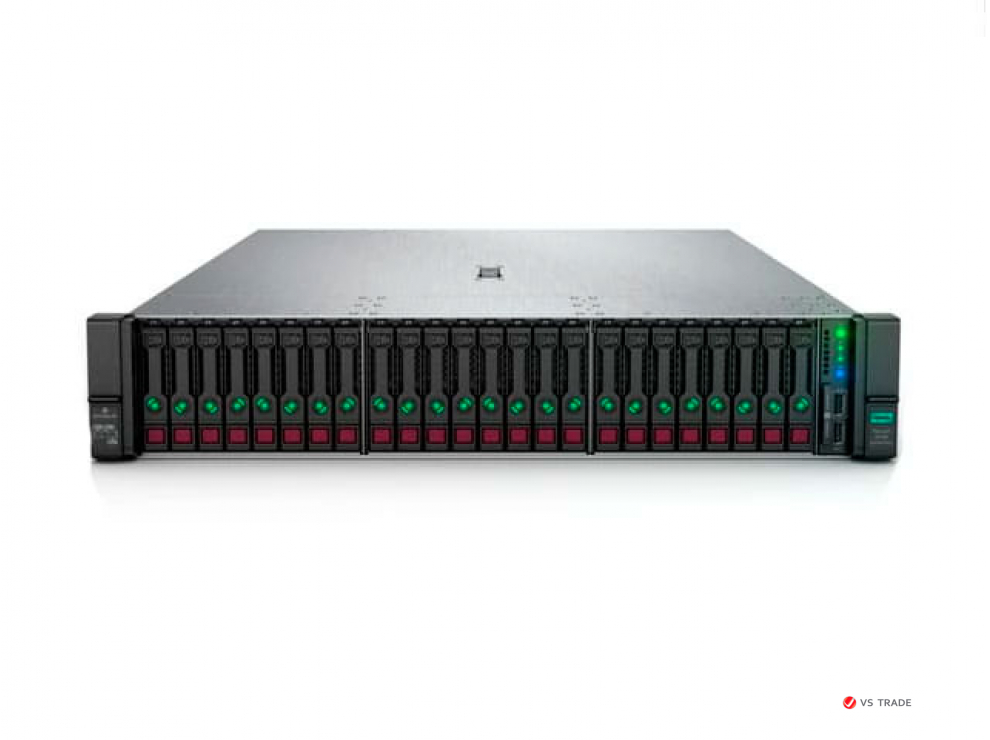 Сервер HPE DL385 G10+ P07594-B21 (1xEPYC 7262(8C-2.8G)/ 1x16GB 2R/ 8 LFF LP/ E208i-a/ 4x1GbE OCP3/ 1x500W/3yw)