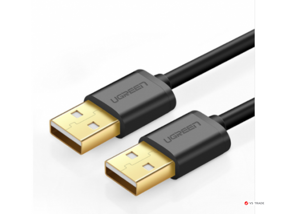 Кабель US102 10309 USB 2.0 A Male To Male Cable 1m