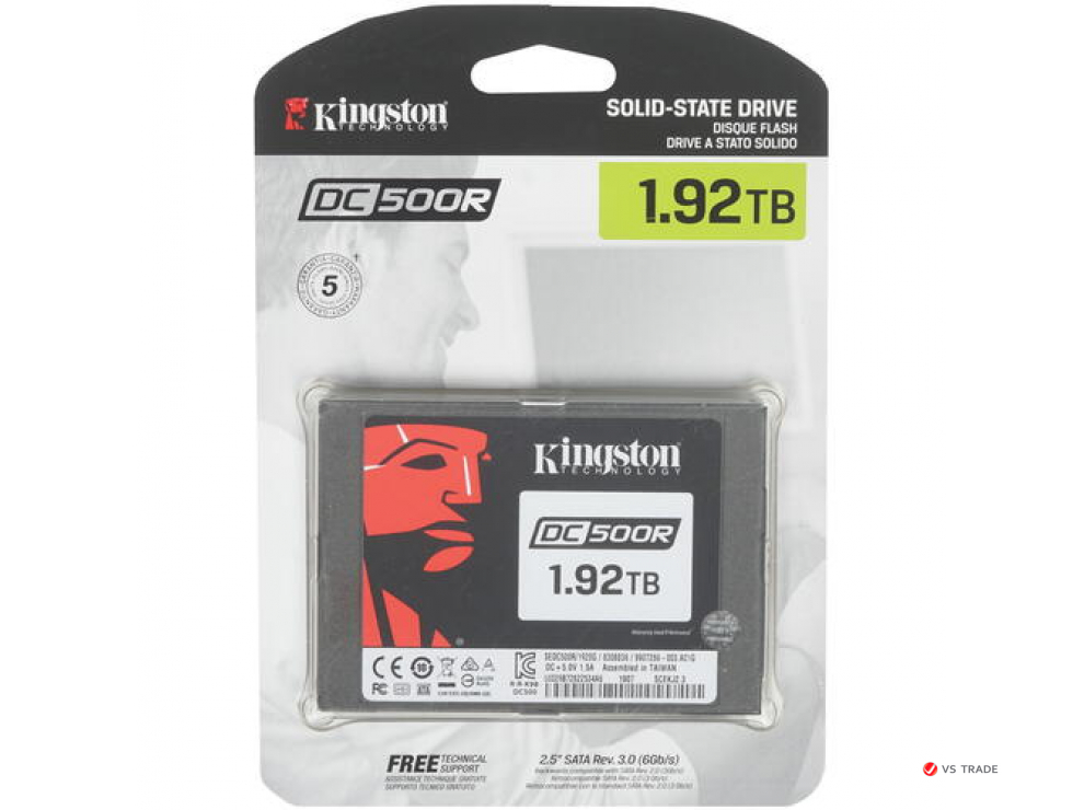 Жесткий диск SSD 1920GB Kingston SEDC500R/1920G