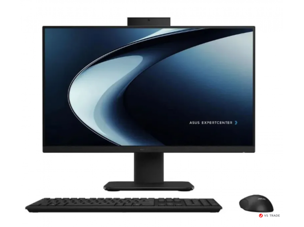 Моноблок ASUS P440VAK-BPC6670/Black/23.8 FHD/C3 100U/16G D5/512G PCIE G4/Wi-Fi 6 + BT 5.4/1080p FHD/90W/WD kb&ms/DOS/2yw
