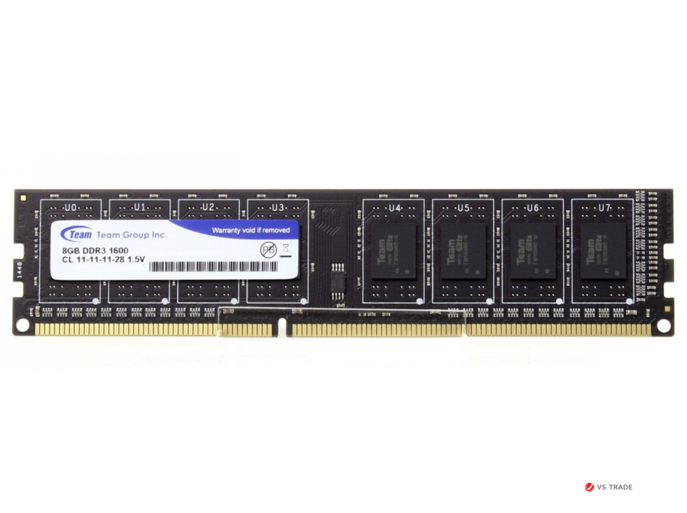 ОЗУ Team Group 8Gb TED38G1600C1101
