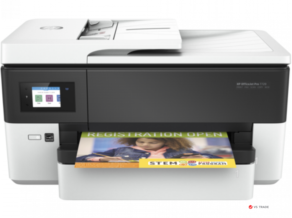 МФУ HP OfficeJet Pro 7720 Wide Format All-in-One Y0S18A, A3, принтер 4800x1200dpi, сканер 1200x1200dpi, копир 600x600dpi