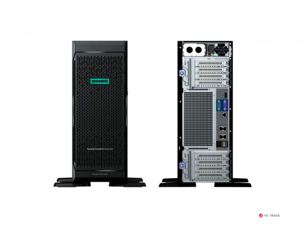 Сервер HPE ML350 Gen10 (2xXeon4208(8C-2.1G)/ 2x16GB 1R/ 8 SFF SC/ P408i-a 2GB Batt/ 4x1GbE/ 1x800Wp/ 3yw)