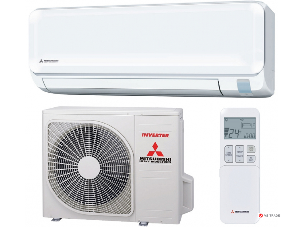 Вн. блок SRK35ZTL-W MHI INVERTOR ох/об 3,5/3,8 кВт, потр. мощ. ох/об  1,05/0,9кВт, ~35m2 нар. бл. SRC35ZTL-W