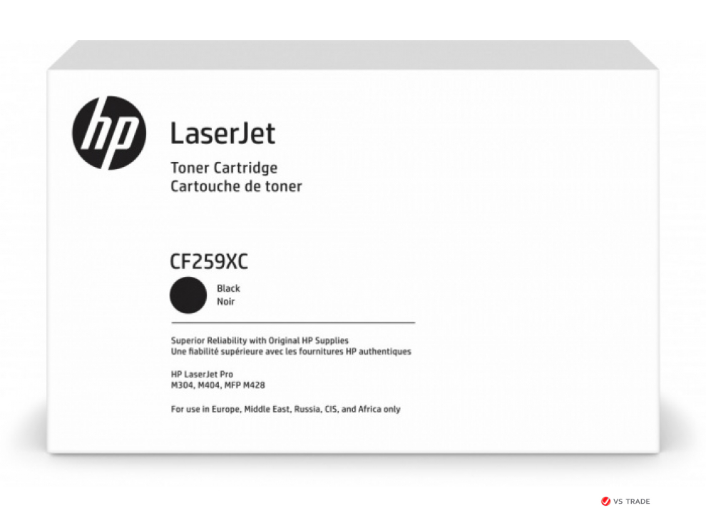 Лазерный контрактный картридж оригинал, увеличенной емкости HP LaserJet 59X, черный, CF259XC