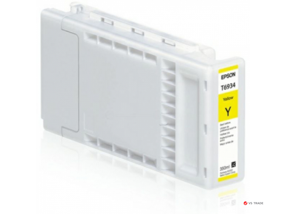 Картридж струйный Epson C13T69340N Yellow 350ml, SC-T3000/T5000/T7000/ЖЕЛТАЯ НАКЛЕЙКА