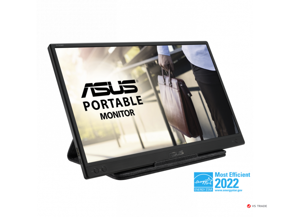 Монитор ASUS MB166B 15.6" IPS,16:9 FHD (1920x1080x60Hz),250cd/m2,1000:1,178/178,25ms,USB3.2