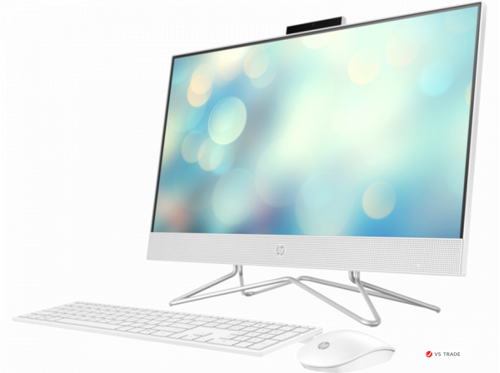 Моноблок HP All-in-One 24-df1079ur,i3-1125G4,8GB 3200,256GB NVMe amp; 1TB 7200,IntGfx,23.8 FHD IPS,DOS,White,HD Cam,1yw