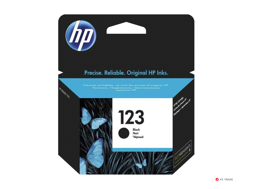 Оригинальный струйный картридж HP 123