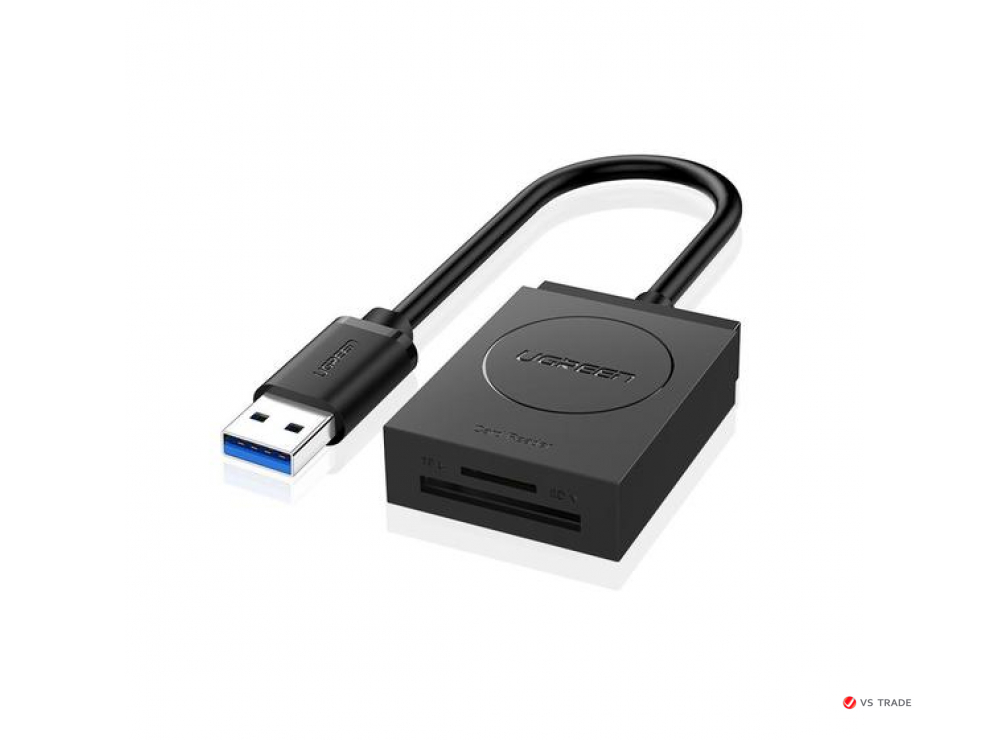 Картридер UGREEN CR127 USB 3.0 Card Reader TF+SD