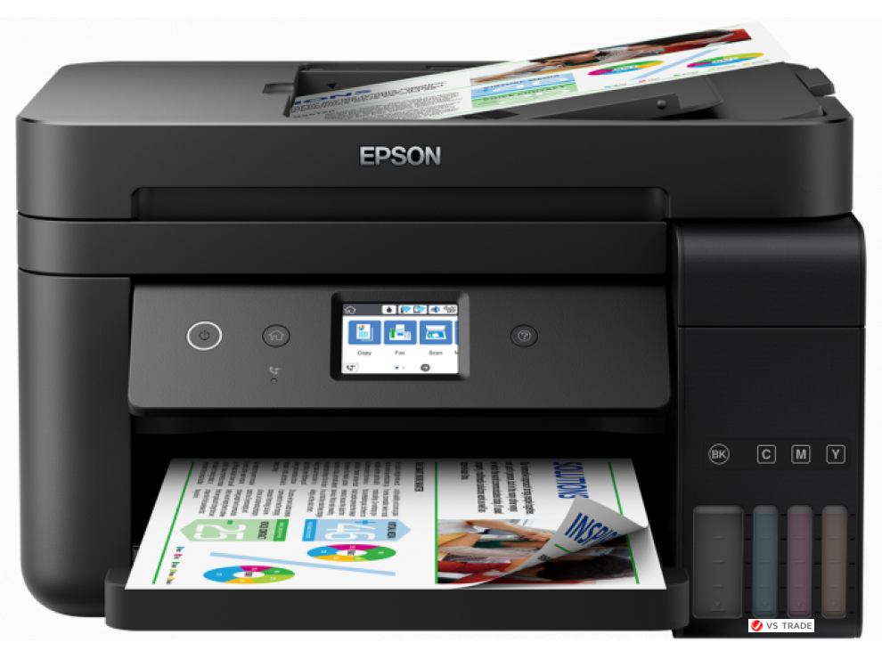 МФУ струйное цветное Epson L6290 C11CJ60406, А4, до 33 стр/мин, Ethernet, Wi-Fi, ADF, duplex, fax