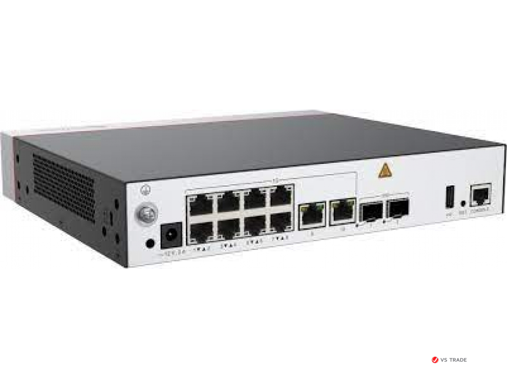 Контроллер точек доступа Huawei AC650-128AP (10x1GE ports, 2x10GE SFP+ ports, built-in 128 license Aps, 12V DC adapter)