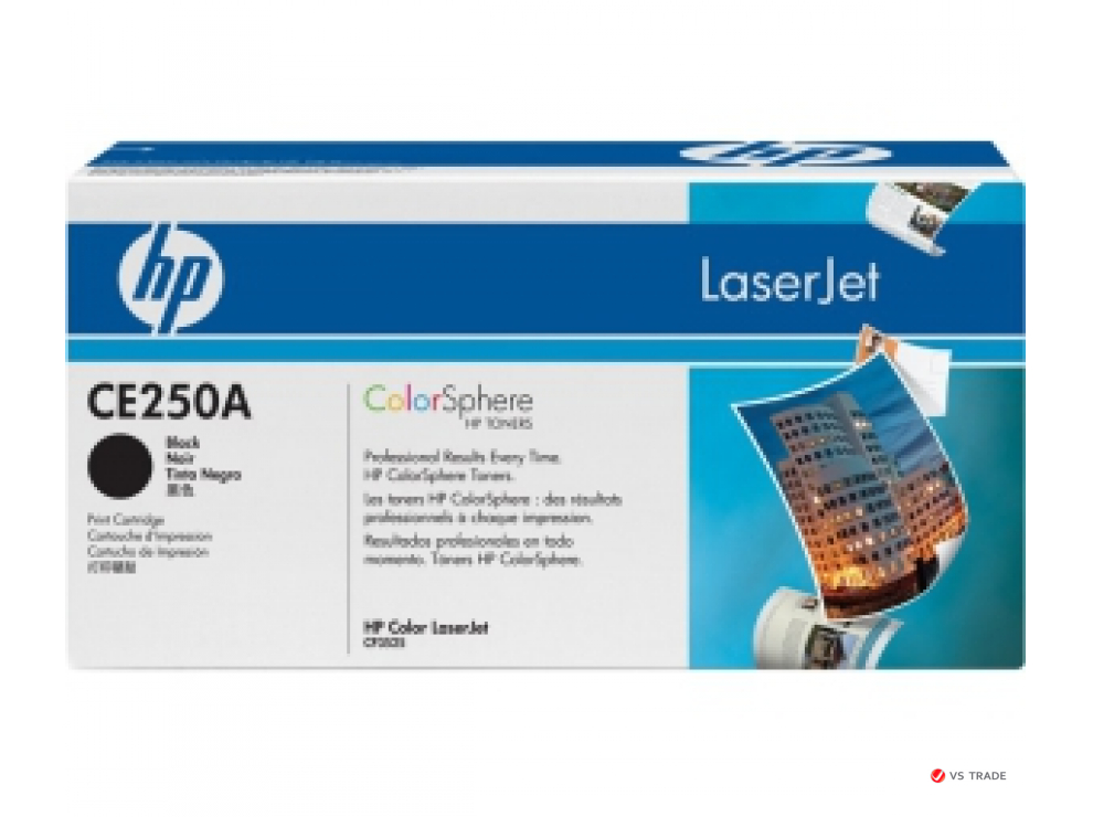 Картридж HP CE250A черный