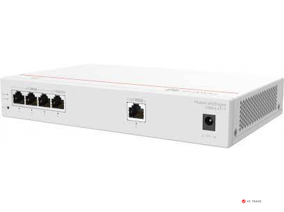 Шлюз мультисервисный Huawei S380-L4T1T (1xGE WAN, 4xGE LAN, 150 users,forwarding performance 2Gbps,12V DC)