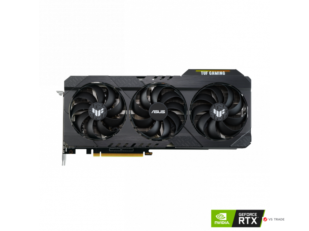 Видеокарта ASUS TUF-RTX3060TI-O8G-V2-GAMING, 8Gb/256bit GDDR6, 2xHDMI 2.1, 3xDP 1.4a, HDCP, BOX