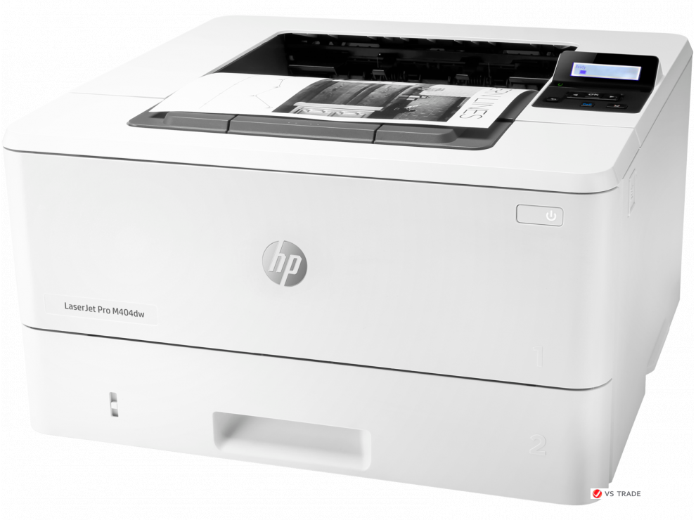 Принтер лазерный HP LaserJet Pro M404dw Printer, A4, 1200 x 1200dpi, 38стр/минуту, Hi-Speed USB 2.0, Ethernet