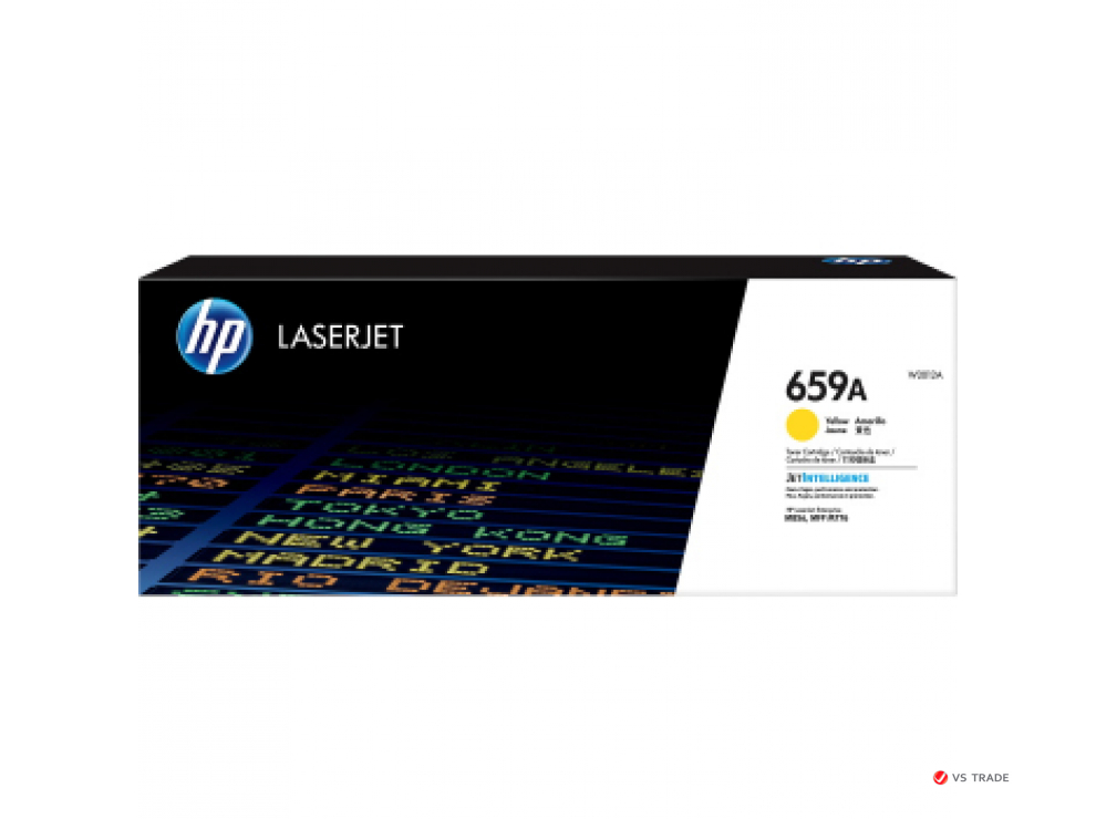 Картридж HP 659A (W2012A) для принтеров и МФУ HP Color LaserJet Enterprise M776, M856, желтый