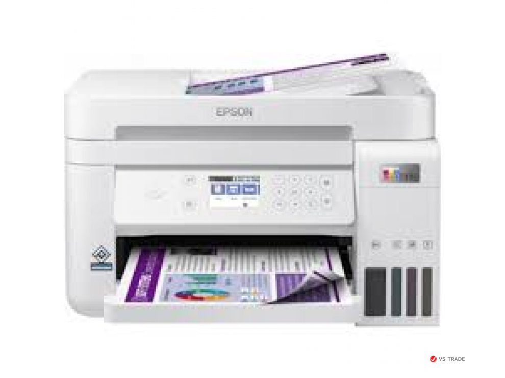 МФУ струйное цветное EPSON L6376 C11CL43407, А4, до 35 стр/м, Duplex, WIFI, USB, Ethernet