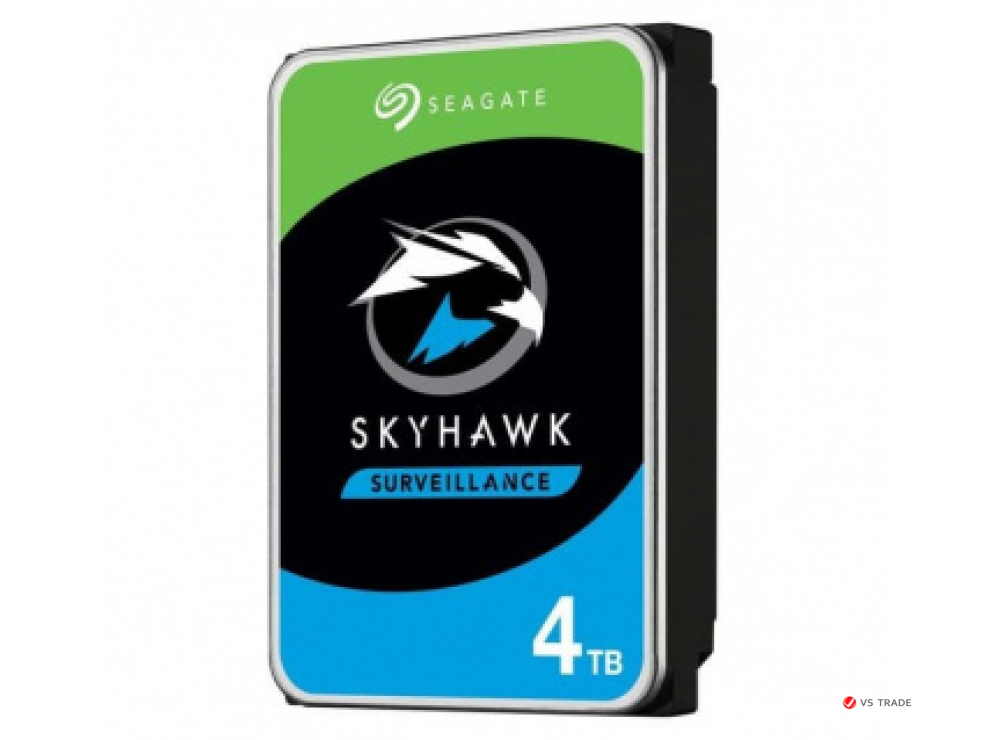 Жесткий диск Seagate SkyHawk Surveillance, 4 ТБ, 3.5", SATA III, 5400 rpm, 256Mb, ST4000VX013
