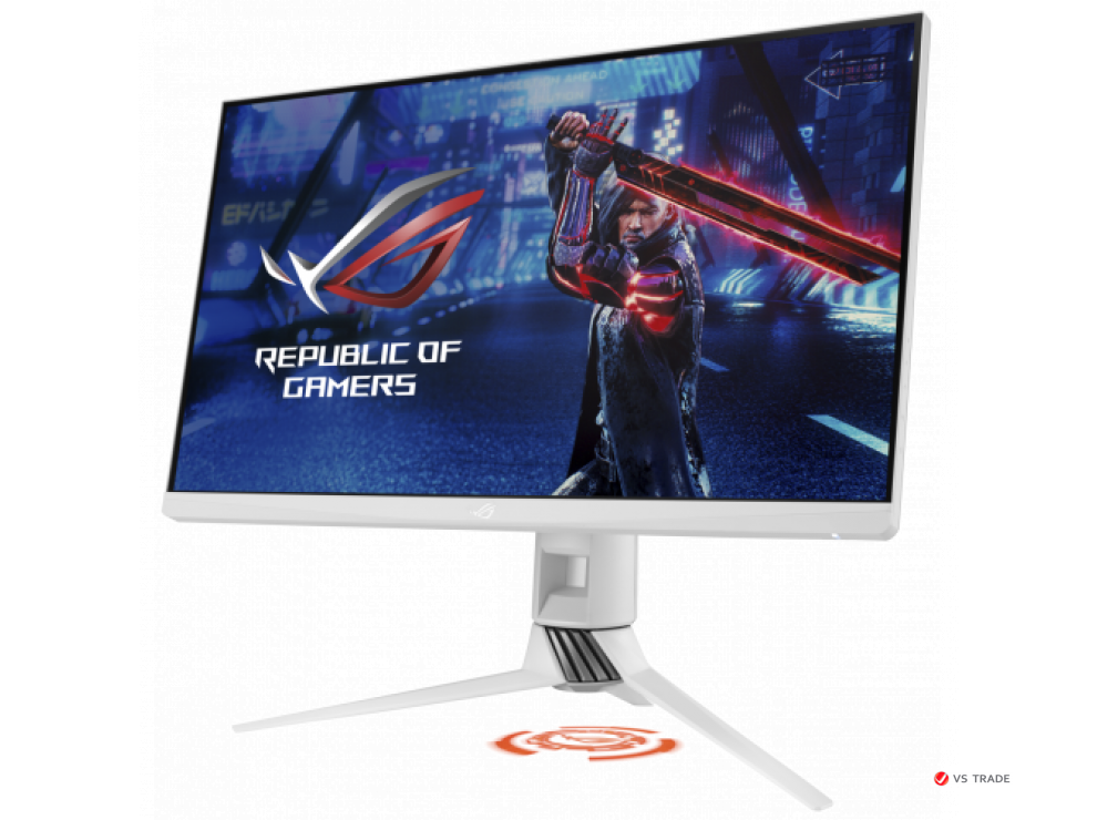 Монитор ASUS XG279Q-W IPS,27",16:9 WQHD (2560x1440x170Hz),400cd/m2,1000:1,178/178,1ms,2HDMI,DP,Sp2W,G-SYNC,White