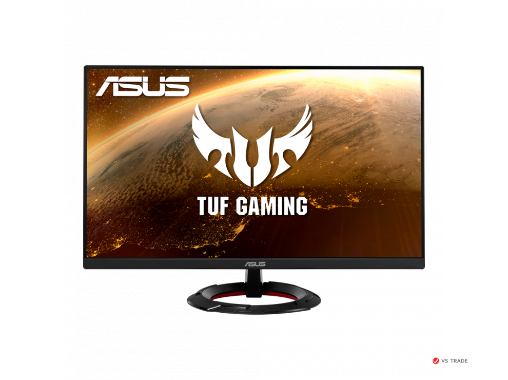 Монитор ASUS VG249Q1R 23.8" IPS, 16:9 FHD (1980x1080x165Hz),250cd/m2,1000:1,178/178,1ms,HDMI,DP,Sp 2W,Gaming,Black