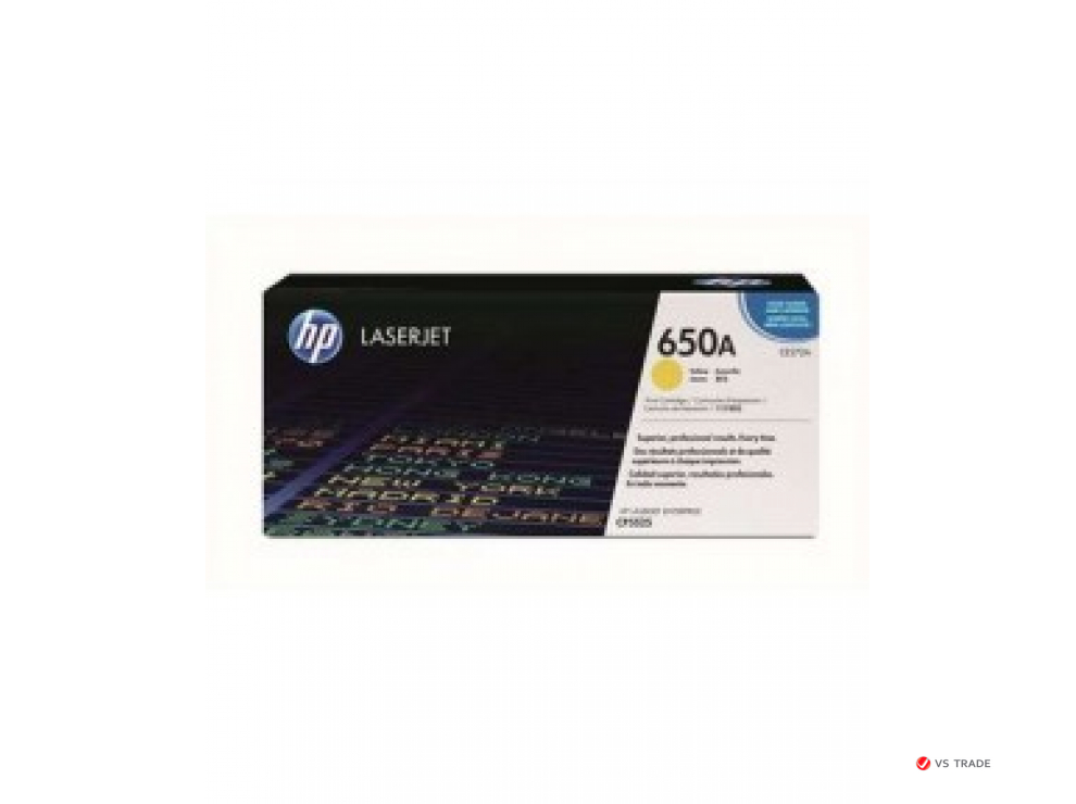 Картридж лазерный HP LaserJet CE272AC для Color LaserJet CP5525, 15000 стр., желтый