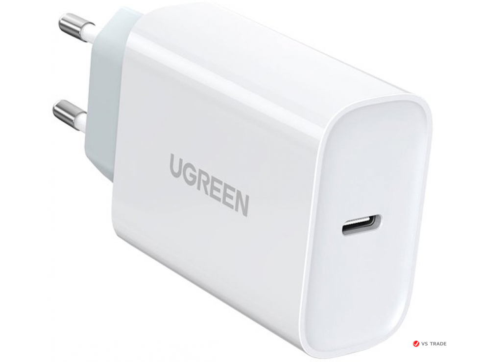 Зарядное устройство Ugreen CD127 USB-C 30W PD Charger, 70161