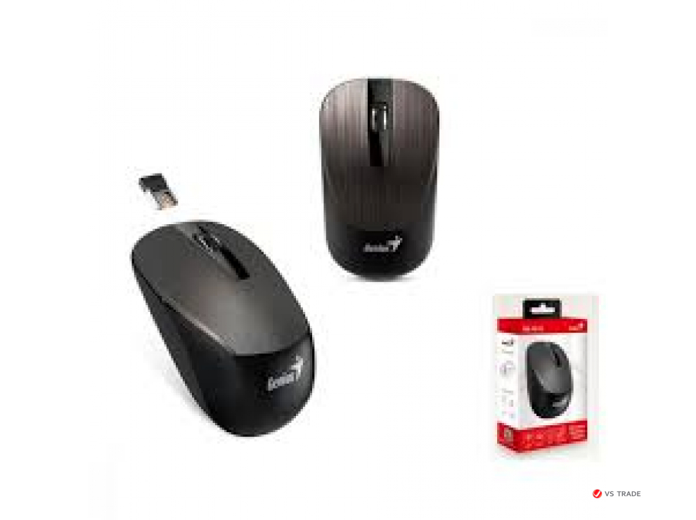 Беспроводная мышь Genius NX-7015,CHOCOLATE/BlueEye/2.4Ghz/1200dpi/31030019401